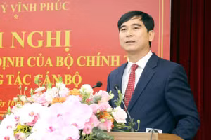 Bí thư Tỉnh ủy, Trưởng Đoàn Đại biểu Quốc hội tỉnh Vĩnh Phúc Dương Văn An.