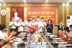 Quang cảnh hội nghị hợp tác. Ảnh: Ninh Giang