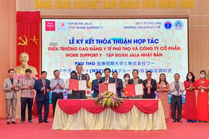 Trường Cao đẳng Y tế Phú Thọ ký kết hợp tác đào tạo với Công ty cổ phần Work Support Y – Tập đoàn Jala Nhật Bản.