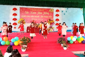 Hoạt động ngoại khóa tại Trường MN Hoa Hồng.