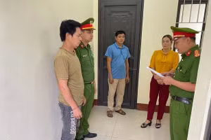 Hoàng Văn Nhớ bị cơ quan điều tra Công an huyện Vị Xuyên bắt giữ. Ảnh: Công an huyện Vị Xuyên.