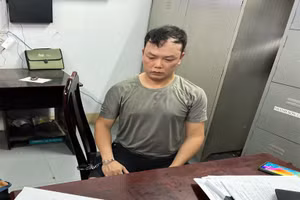  Đối tượng Phan Tuấn Anh tại cơ quan điều tra. Ảnh: BVP