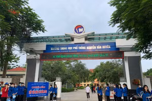 Điểm thi trường THPT Nguyễn Văn Huyên (TP Tuyên Quang).