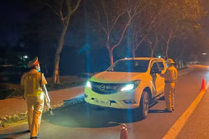 Trong 20 ngày, lực lượng CSGT tại Vĩnh Phúc đã xử lý 771 trường hợp vi phạm về nồng độ cồn.