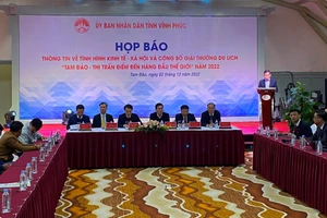 Quang cảnh buổi họp báo