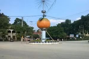 Huyện Hàm Yên nơi xảy ra động đất. Ảnh minh họa.