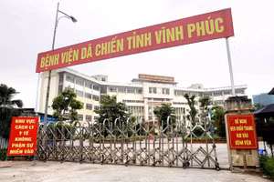 Bệnh viện dã chiến tỉnh Vĩnh Phúc được kích hoạt hoạt động.
