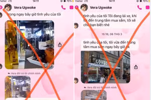 Đoạn hội thoại trao đổi giữa chị M.L. và đối tượng lừa đảo. Ảnh: Công an tỉnh Tuyên Quang