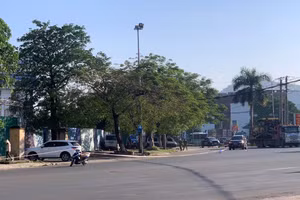 Khu vực hiện trường vụ án