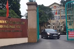 Trụ sở UBND thành phố Phúc Yên.