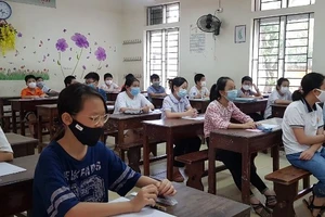 Hơn 1 nghìn học sinh tại thành phố Vĩnh Yên làm bài kiểm tra đánh giá năng lực vào lớp 6 Trường THCS Vĩnh Yên