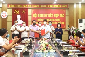 Quang cảnh hội nghị hợp tác. Ảnh: Ninh Giang