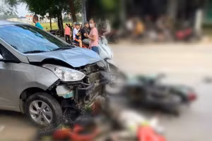 Hiện trường vụ tai nạn