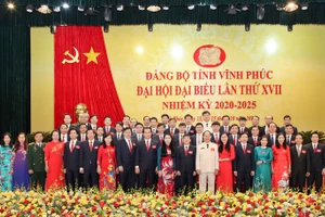 Ban chấp hành Đảng bộ tỉnh Vĩnh Phúc nhiệm kỳ 2020-2025.