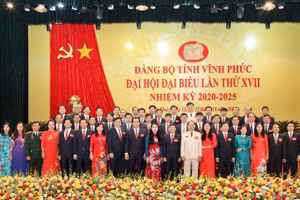 Ban chấp hành Đảng bộ tỉnh Vĩnh Phúc nhiệm kỳ 2020-2025.