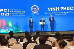 Vĩnh Phúc là địa phương được ghi nhận có chất lượng điều hành kinh tế xuất sắc năm 2021