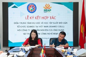 Buổi lễ ký kết hợp tác.