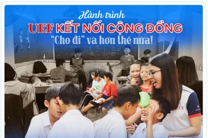 Hành trình kết nối cộng đồng đã giúp sinh viên UEF trưởng thành từng ngày.