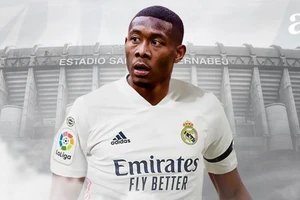 David Alaba của Real Madrid dương tính với Covid-19.