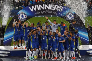 Chelsea Siêu Cup châu Âu nhờ quyết định "thiên tài" của HLV Tuchel. Ảnh: AFP.