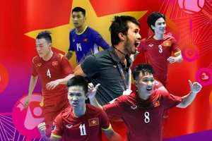 Tuyển Futsal Việt Nam sẽ so tài với tuyển Nga ở vòng đấu loại trực tiếp.