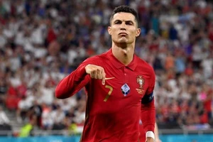 "Cỗ máy" ghi bàn Ronaldo đã bỏ lại đàn em ở phía sau trong danh sách Vua phá lưới. Ảnh ÙEA.