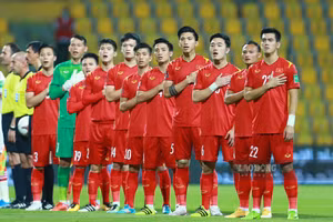 Tuyển Việt Nam tụt nhiều bậc trên bảng xếp hạng FIFA mới nhất