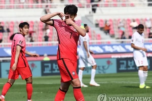 Son Heung-min góp công giúp Việt Nam rộng cửa đi tiếp. (Nguồn: Yonhap).