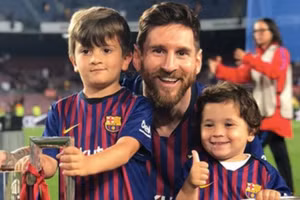 Thiago Messi và Mateo Messi gia nhập đội trẻ của PSG.