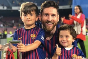 Thiago Messi và Mateo Messi gia nhập đội trẻ của PSG.