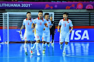 Tuyển Futsal Việt Nam nhận thưởng 1 tỷ đồng sau trận hòa CH Czech.