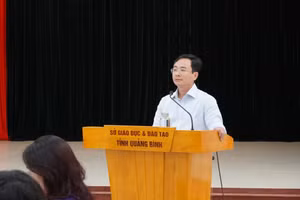 Đồng chí Đặng Ngọc Tuấn tin tưởng năm học mới 2021-2022, ngành GD&ĐT Quảng Bình sẽ mang lại nhiều kết quả tốt đẹp.