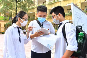 Thí sinh dự thi tốt nghiệp THPT. Ảnh minh họa/ INT