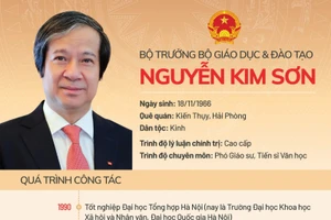 Phó Giáo sư, Tiến sĩ Nguyễn Kim Sơn làm Bộ trưởng Bộ Giáo dục và Đào tạo