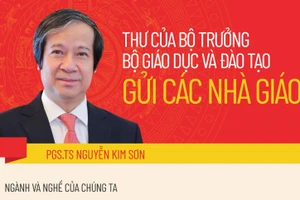 Thư của Bộ trưởng Bộ Giáo dục và Đào tạo gửi các nhà giáo