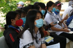Thí sinh dự thi tốt nghiệp năm 2020.