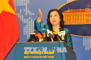 Người phát ngôn Bộ Ngoại giao Việt Nam Lê Thị Thu Hằng. Ảnh: Nguyễn Khang/TTXVN