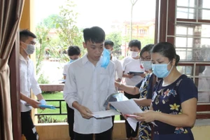 Thí sinh Bắc Giang tham dự kì thi tốt nghiệp THPT 2020.