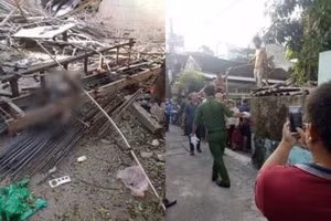 Hiện trường vụ việc. Ảnh: CAND