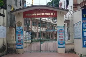 Trường Mầm non Mai Trung số 1, nơi bà Nguyễn Thị Hiên làm Hiệu trưởng.