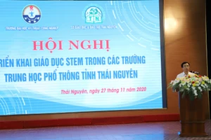 TS Đào Xuân Tân phát biểu tại buổi tập huấn.