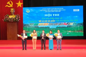 Giải nhất toàn đoàn thuộc về Đội thi của T.P Sông Công