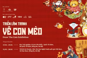 Năm Quý Mão xem triển lãm ‘Vẽ con mèo’