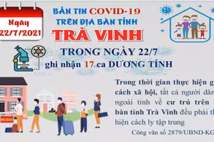 ảnh tuyên truyền (Ban tuyên giáo tỉnh Trà Vinh).