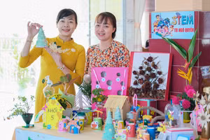 Giáo dục STEM khơi dậy sự sáng tạo, hứng thú của thầy trò.