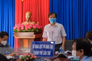 Ông Nguyễn Phúc Tăng, Phó Giám đốc Sở GD&ĐT TP Cần Thơ phát biểu chỉ đạo.