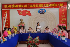 Đoàn làm việc Sở GD&ĐT Đồng Tháp làm việc với cơ sở mầm non.