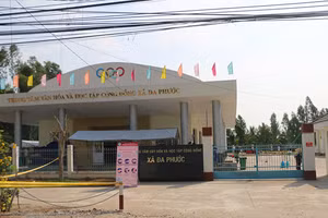 Khu cách ly tập trung huyện An Phú (ảnh Cổng thông tin An Giang).