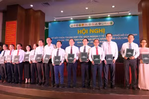 Ký kết thoả thuận hợp tác ngành Y tế HCM với các tỉnh, thành ĐBSCL.