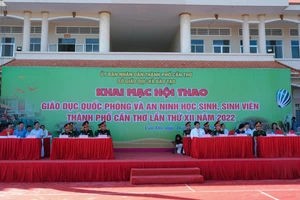 Sở GD&ĐT TP Cần Thơ tổ chức khai mạc Hội thao GDQP-AN học sinh, sinh viên thành phố Cần Thơ lần thứ XII năm 2022